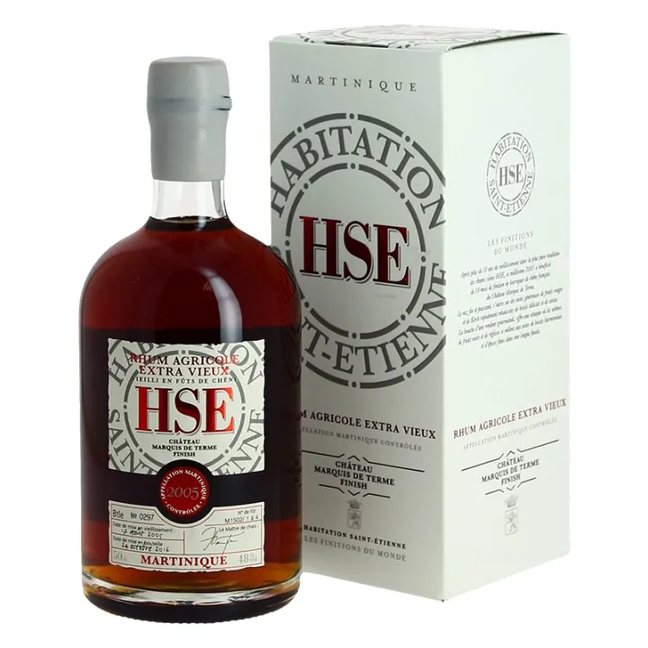 achat de Rhum Agricole HSE Finition en Fût de Vin de Margaux MARQUIS de TERME
