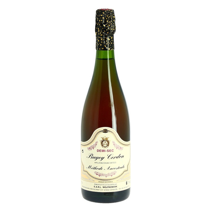 CERDON Rosé Méthode Ancestrale du  BUGEY Domaine WOJTKOWIAK
