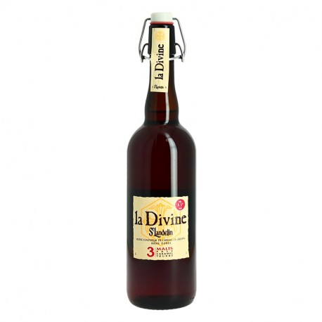 La DIVINE St Landelin Bière BLONDE 75 cl