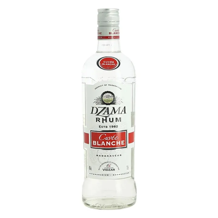 DZAMA CUVEE BLANCHE Rhum Blanc de Madagascar 70 cl
