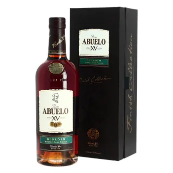 Rhum ABUELO 15 ans Ron finition fût de Sherry OLOROSO, Rhum du Panama