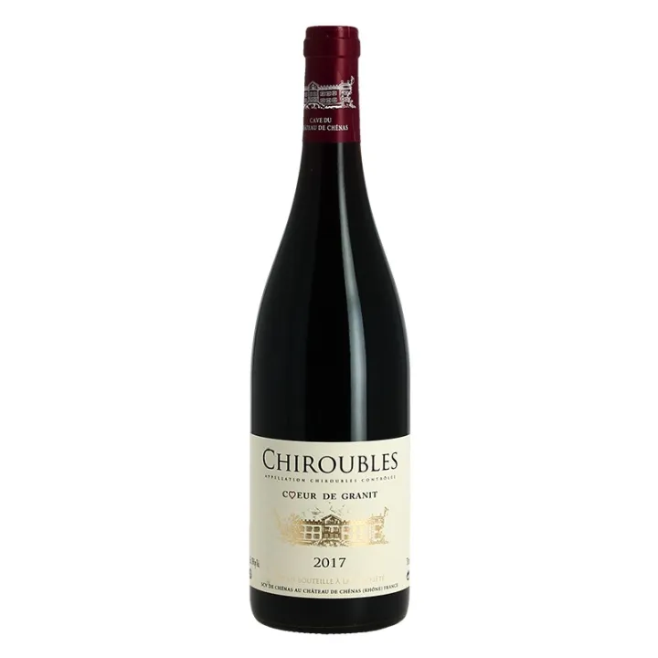 Chiroubles Coeur de Granit Château de Chénas vin rouge beaujolais