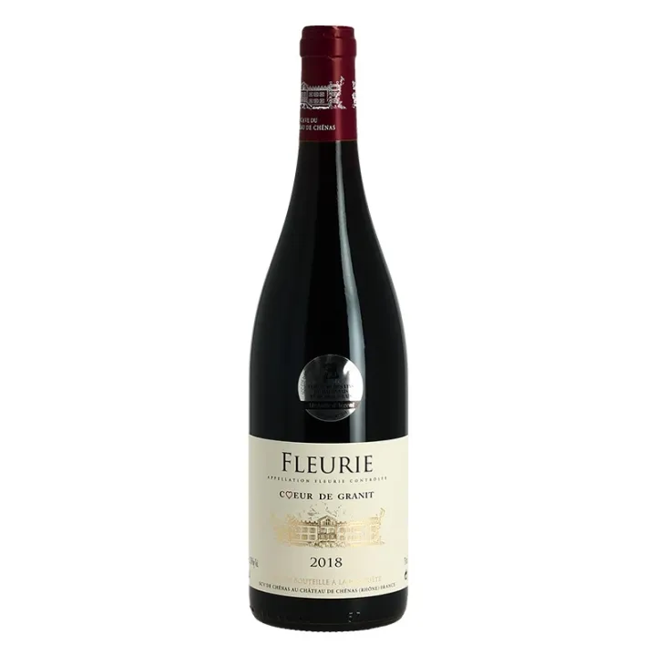 vin Fleurie Coeur de Granit par le Château de Chénas