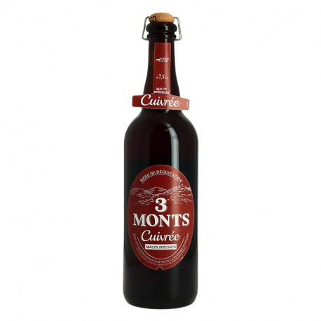 Bière Ambré Trois Monts Cuivré 75 cl