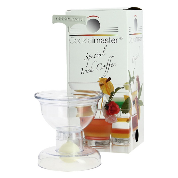 Appareil à Irish Coffee et Cocktails , Cocktailmaster Transparent