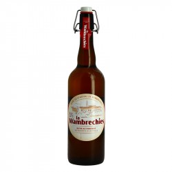 La WAMBRECHIES Bière Belge Blonde Aromatisée au Genièvre 75cl