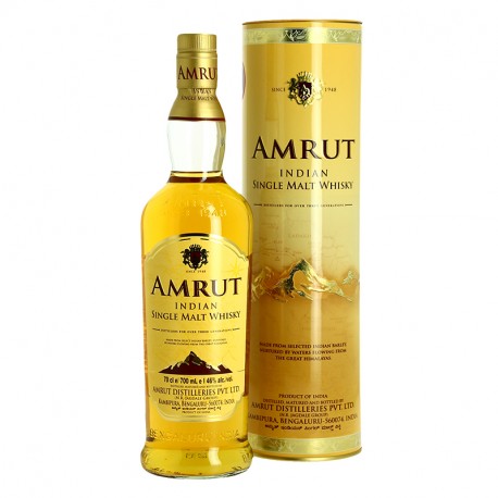 Amrut Whisky Indien 70 cl