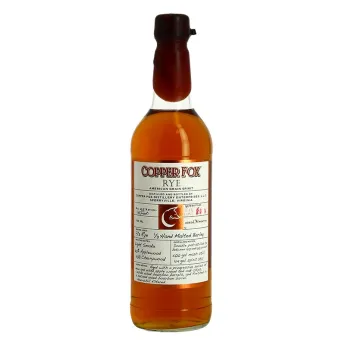Copper Fox Rye Whiskey - Calais Vins