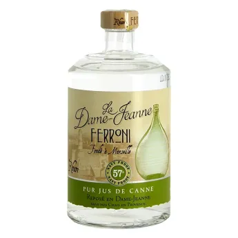 FERRONI RHUM BLANC LA DAME JEANNE Ile Maurice