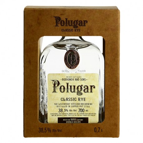 Vodka Polugar Classic Rye Vodka de Seigle
