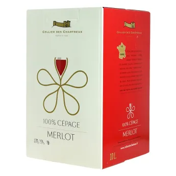 CELLIER des CHARTREUX MERLOT BIB 10 Litres