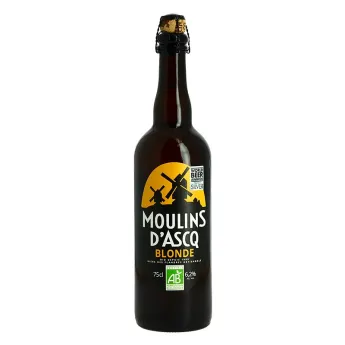 Acheter Bière Moulins d'Ascq blonde 75cl bio