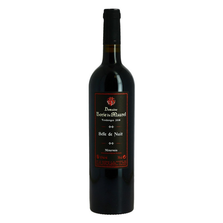 Acheter vin rouge du Minervois BioBorie de Maurel Cuvée BELLE DE NUIT