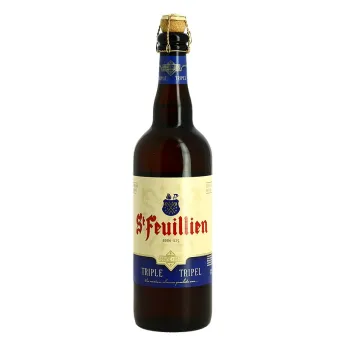 Bière  belge Triple St feuillien Blonde 75 cl