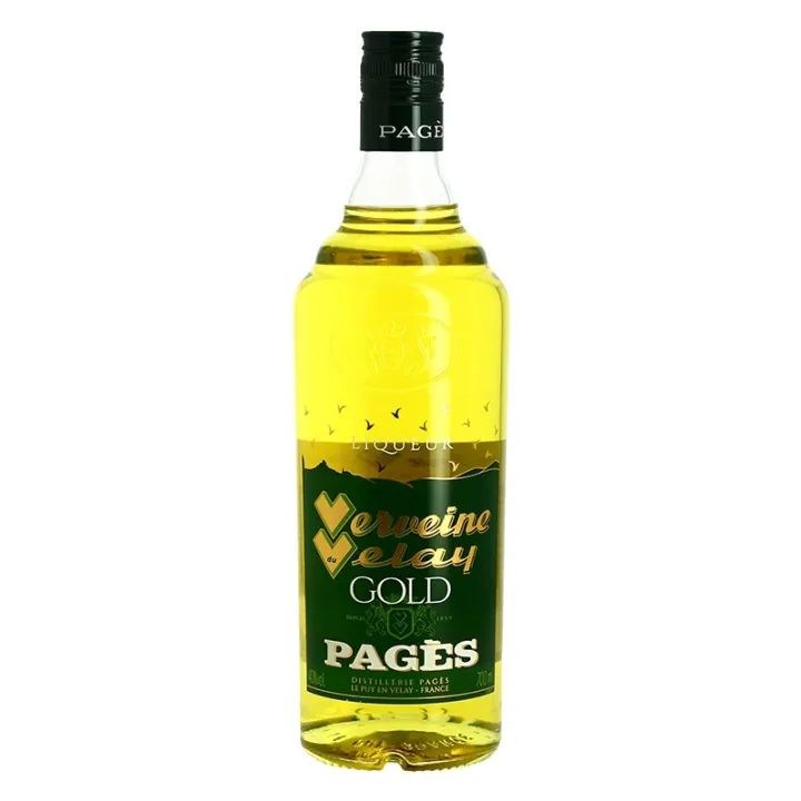 verveine PAGES Liqueur la VERVEINE DU VELAY JAUNE 40° 70cl