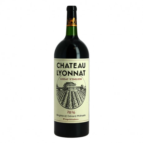 Château Lyonnat Vin de Bordeaux Lussac St Emilion Milhade Magnum 1.5 l