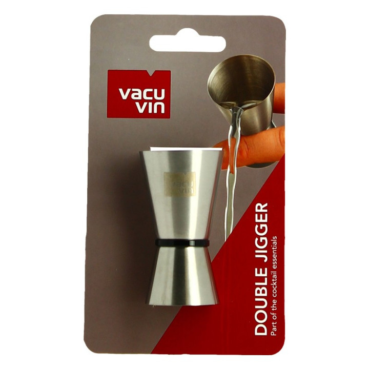Jigger Doppio Vacu Vin 78323606 - Dosatore In Acciaio Per Cocktail E Liquori, 2 Misure In 1 - 2
