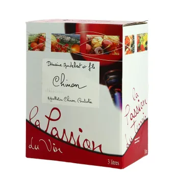 achat vin en Bag in box de Chinon par Audebert 3 Litres
