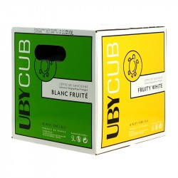 Domaine Uby Vin Blanc Sec des Côtes de Gascogne IGP Ubycub BIB 5L