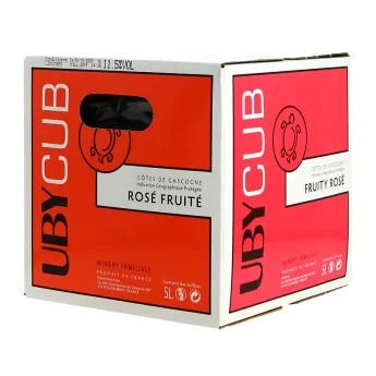 achat vin UBY Rouge Côtes de Gascogne IGP UBYCUB BIB 5L