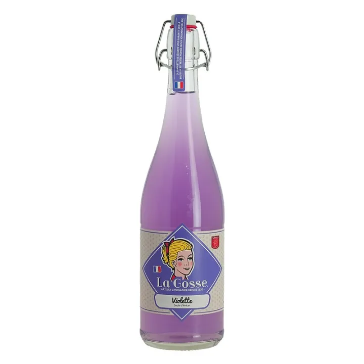 achat de limonade La GOSSE Limonade Artisanale à la VIOLETTE 75 cl