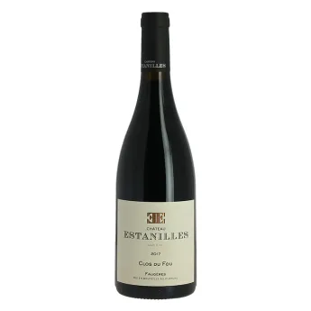 achat vin rouge BIO faugères Château ESTANILLES Clos du Fou 2019 Vin Rouge