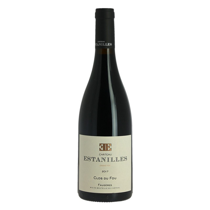 achat vin rouge BIO faugères Château ESTANILLES Clos du Fou 2019 Vin Rouge