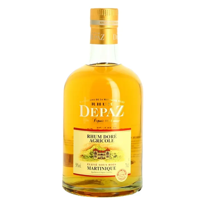 achat de rhum Rhum DEPAZ Rhum Doré de la Martinique 50°, rhum Agricole