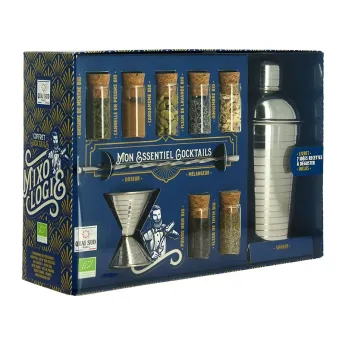 achat Coffret Mon Essentiel Cocktail  Mixologie par Quai Sud Ingrédients Biologiques