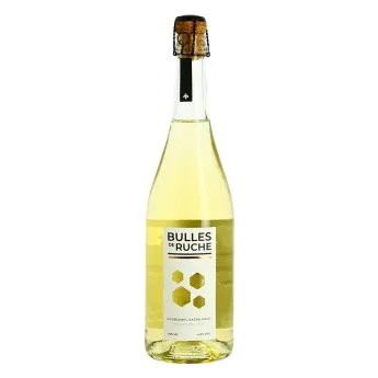 acheter Bulles de Ruche Hydromel Extra Brut Pétillant au Miel de Fleur de Litchi 75 cl