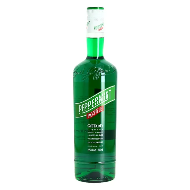 achat Peppermint Pastille Liqueur de Menthe Verte Giffard 70 cl