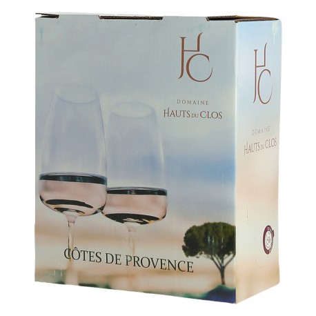 BIB 3 Litres Côtes de Provence Rosé Hauts Du Clos