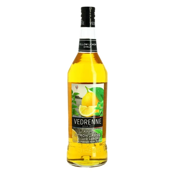 SIROP VEDRENNE Citron jaune 1 Litre