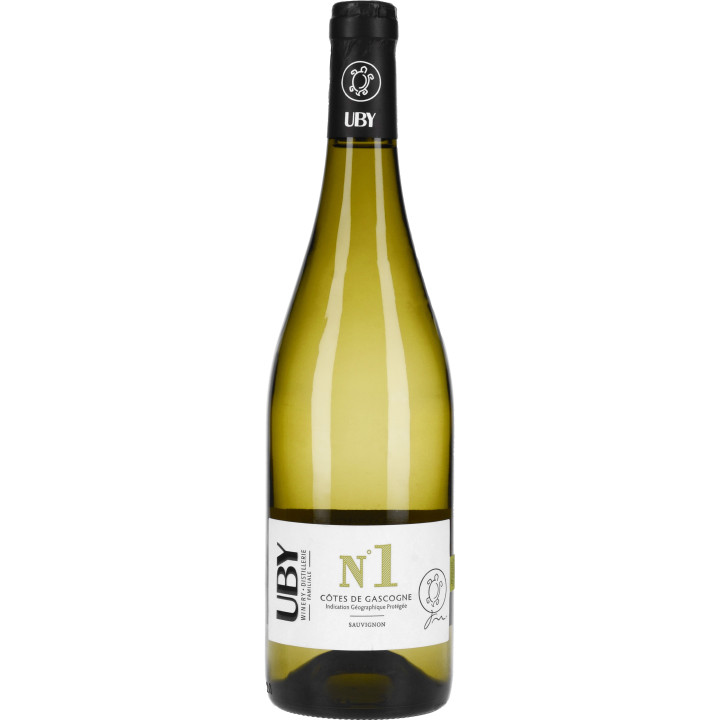 UBY N°1 Dry Côtes de Gascogne blanc sec  Sauvignon