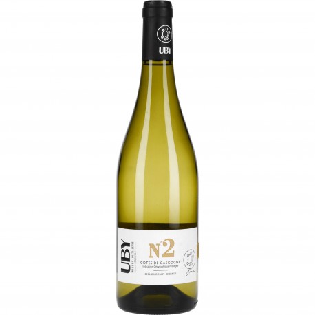 UBY N°2 Côtes de Gascogne Vin Blanc Chardonnay Chenin Blanc
