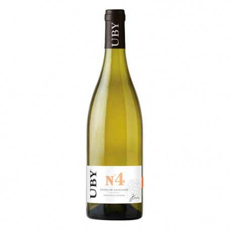 Vin blanc Uby n°4 Moelleux Petit Gros Manseng n°4 Domaine UBY Vin Blanc Moelleux