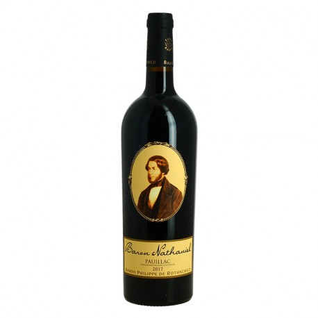 Baron Nathaniel de Rothschild 2017 Vin rouge de Bordeaux Pauillac 75 cl
