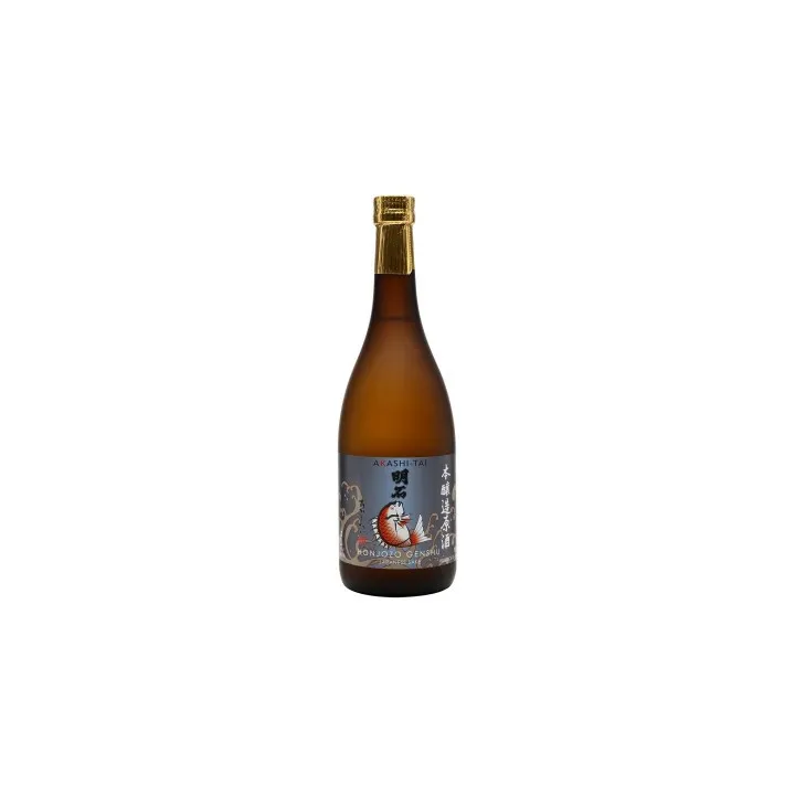 SAKE Japonais  AKASHI-TAI Honjozo  Genshu 72CL