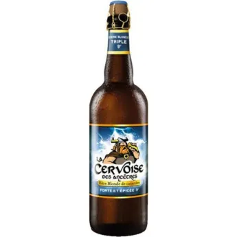 acheter bière La CERVOISE des Ancêtres Bière Blonde Triple 75 cl