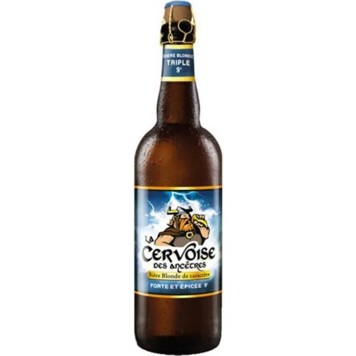 acheter bière La CERVOISE des Ancêtres Bière Blonde Triple 75 cl