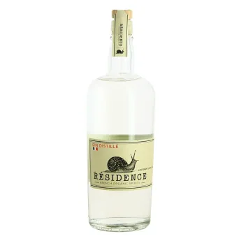 achat de GIN Résidence, Gin Bio Français lentement distillé 70 cl