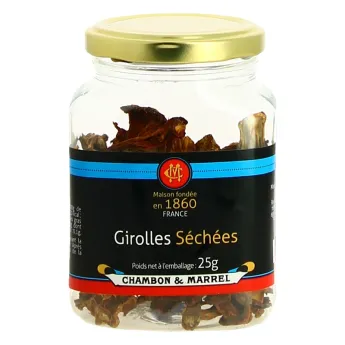 achat de Girolles Séchées Extra Chambon & Marrel 25 gr