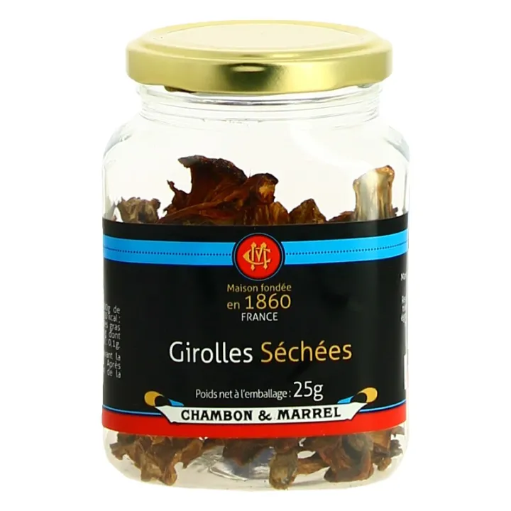 achat de Girolles Séchées Extra Chambon & Marrel 25 gr