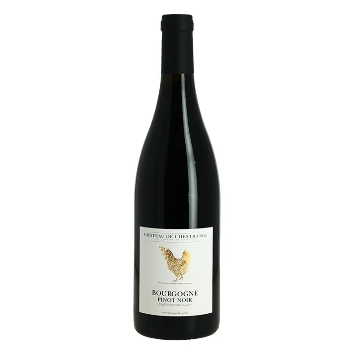 achat vin rouge HESTRANGE Bourgogne Pinot Noir Cuvée Christine Garon