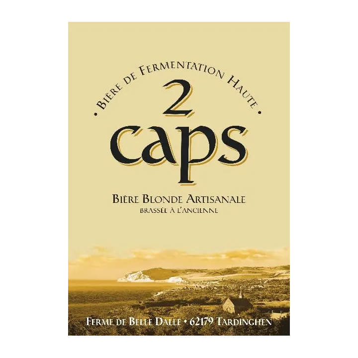 Bière des 2 caps Blonde 75 cl biere 2 caps