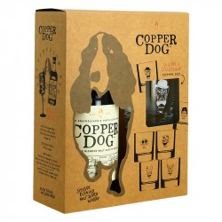 COPPER DOG Speyside Blended Whisky 70 cl Coffret + 2 Verres