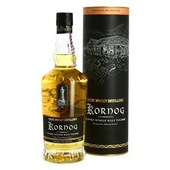 achat whisky français Whisky KORNOG Single Malt Celtique Tourbé 70 cl