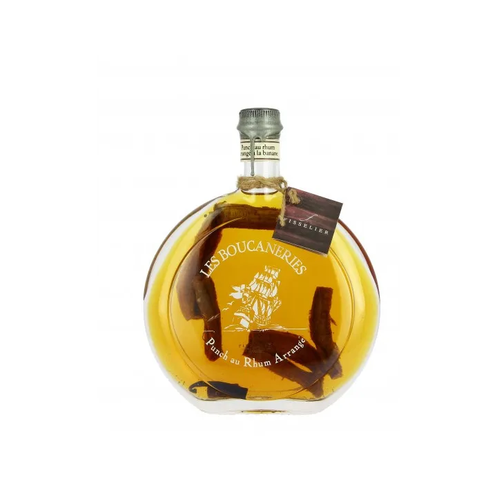 punch banane au rhum arrangé banane les boucaneries fisselier 50cl