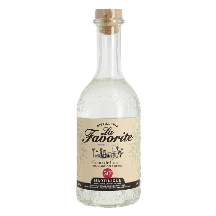 achat rhum blanc Coeur de Rhum La Favorite rhum Martinique