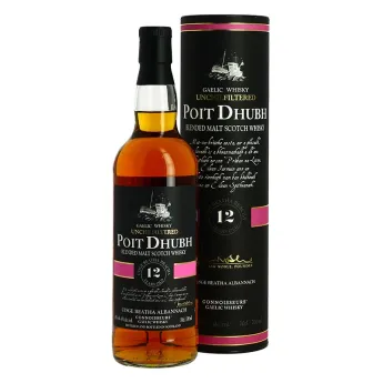 achat de Whisky POIT DHUBH 12 Ans Whisky Gaelic non filtré à froid 70 cl